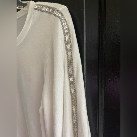 Perception Concept Jeweled Sleeve Sweater stretchy so soft! Size Large L nwt - Picture 10 of 15